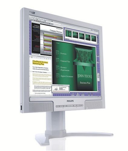 Projektoren: Philips 170B7CG 17 Zoll TFT LCD Monitor DVI mit Perfect Panel