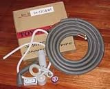 TOYO complete installation kit (with 17 foot quick connection tubing.) for ductless mini split air conditioner or central ac