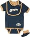 Milwaukee Brewers MLB Bib and Bootie Creeper