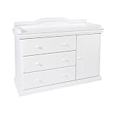 Delta Lauren Combo Dresser - White Finish