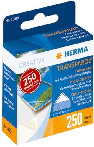 Festnetztelefone: Fotoecken, Herma Transparol 250 St�ck