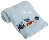 Choo Choo Express Chenille Blanket with Applique