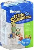 Huggies Little Swimmers Disposable Swimpants Swim Diapers, Size Small, Fits 16 - 26 lbs, Pk of 12 diapers