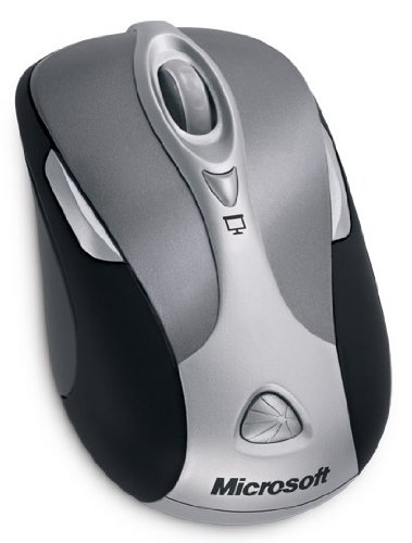 MP3 Player: Microsoft Wireless Notebook Presenter Mouse 8000 Grau/Anthrazit (Retailverpackung)