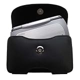 Qtek 9000 Horizontal Leather Case with Belt Clip/Loop