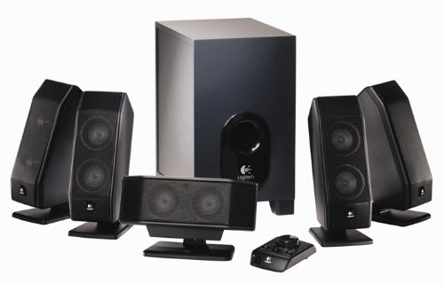 Lautsprecher: Logitech X-540 5.1 PC Lautsprechersystem 70 W RMS