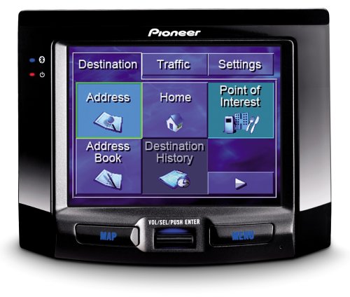 Projektoren: Pioneer AVIC S1 Portables Navigationsger�t Bluetooth 3,5' Touchpanel