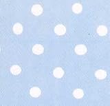 Blue  Dots 100% Cotton Percale Crib Sheet