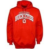Ohio State Buckeyes Red Over Under Hoody Sweatshirt