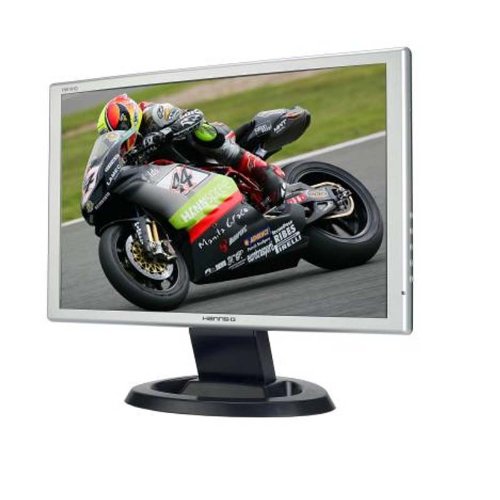 Heimkinosysteme: HANNspree HANNS-G HW191D Monitor LCD-TFT 19.0' 1440 x 900 Audio TCO 03 Schwarz/Silber