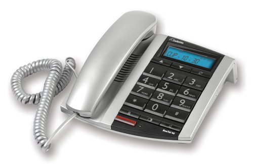 Digitalkameras: DeTeWe BeeTel 46, Schnurgebundenes analoges Komfort-Telefon mit extra gro�en Tasten und gro�en Ziffern im Display