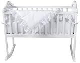 Eyelet - 3 pc Cradle set: Comforter, Bumper, Sheet