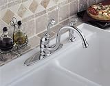 Peerless P8585 Chrome Kitchen Faucet with Spray