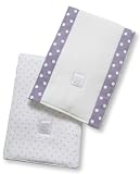 SwaddleDesigns Baby Bupies- Set of 2 - Polka Dots - Lavender