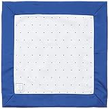 SwaddleDesigns Baby Lovie - Little Stars Flannel with Navy Satin