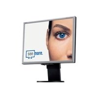 Notebooks: NEC LCD-2070VX-BK 20.1 Zoll TFT Monitor, DVI, schwarz / silber (Kontrast 800:1, 5 ms Reaktionszeit)