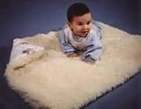 36 x 42 Crib Blanket (Organic Cotton Flannel Back)