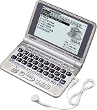 CASIO 電子辞書 Ex-word XD-ST6300 (100コンテンツ, 多辞書モデル, 6言語TTS/英語ネイティブダブル音声対応, 百ます計算対応, バックライト付高精細液晶)