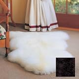 Bowron One Pelt Gold Star Rug