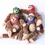 Super Fly Monkey 4-Pack: The Flying Chimp: Red/Blue/Orange/Pink Cape & Helment 4-Pack (Soars as high as 50 feet in the air and screams as he flies -- motion activated scream!)