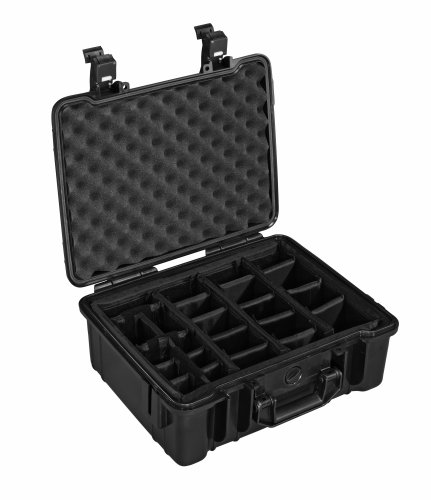 Kamerazubeh&ouml;r: B&W outdoor case type 60 schwarz, inkl. variabler Facheinteilung