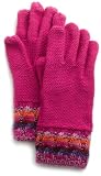 Runway Womens Striped Cable Glove