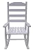 Childrens Wooden High Back Rocking Chair