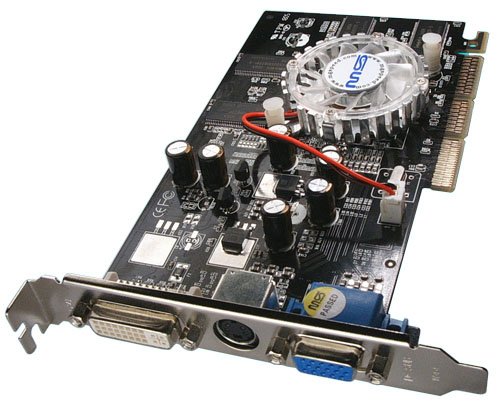 MP3 Player: MEGASPEED ATI RADEON 9250 Grafikkarte 256 MB- AGP 8x