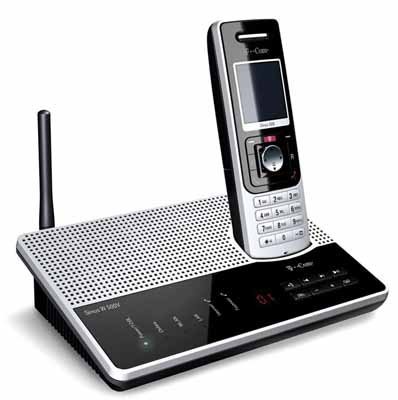 T-Com Sinus W 500V, Schnurlose Telefonanlage mit Mobilteil und Anrufbeantworter