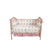 Hand Quilted 5 Piece Crib Bedding Set