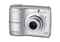 Olympus FE-170 Compact Digital Camera Silver [6MP 3 X Optical Zoom] 2.5" LCD