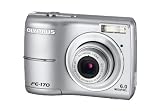Olympus FE-170 Compact Digital Camera Silver [6MP 3 X Optical Zoom] 2.5" LCD