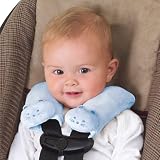 Cushystraps Super Soft Strap Covers With Kitty Cat Heads Blue Color