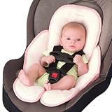 Snuzzler Complete Head And Body Support For Any Seat - Pink Trim