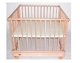 Sided Foldable Playpen Beige