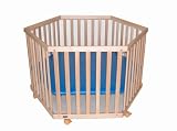 6-Sided Playpen-Blue