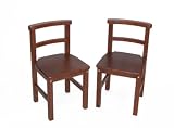 Chairs-Set Of 2-Mahogany
