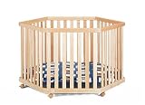 6-Sided Playpen-Yellow (Bear Pattern)