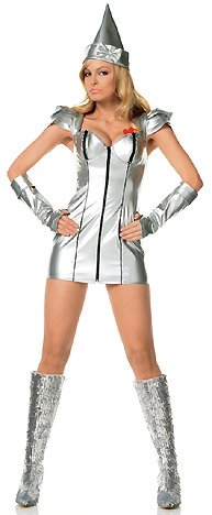 FREE SHIPPING - Tin Girl - Womens Sexy Wizard of Oz Costume Lingerie Outfits by 3WISHES.COM