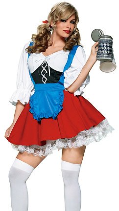 FREE SHIPPING - Beer Girl - Sexy Adult Waitress Costume Lingerie Outfits by 3WISHES.COM