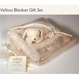 Cloud b Velboa Baby Blanket with Baby Lab - Blue