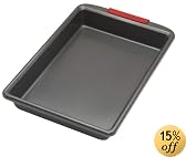 KitchenAid 9-By-13-Inch Baking Pan with Silicone Grip