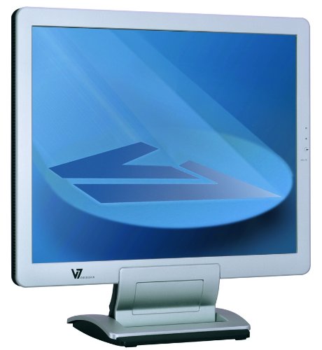 Verst&auml;rker und Receiver: V7 Videoseven L19GM 19 Zoll TFT Monitor schwarz/silber, Lautsprecher
