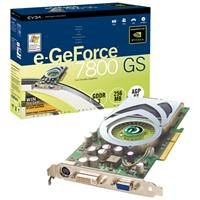 Drucker: EVGA NVidia GeForce 7800 GS 256MB DDR3 Ram Grafikkarte AGP 8x, DVI, TV-Out