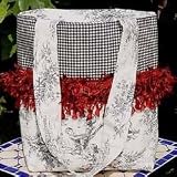 Mommy Tote - Black Toile