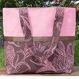 Large Diaper Tote - Pink Crysanthemum