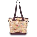 Sling Tote Diaper Bag - Gold Flower