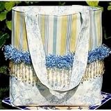 Large Diaper Tote - Blue Toile