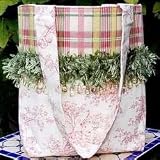 Large Diaper Tote - Pink Toile