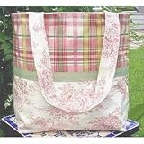 Laminated Diaper Bag - Pink Toile